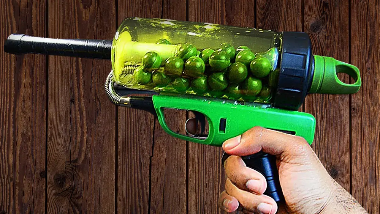 how make paintball gun at home